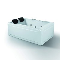 Modern Luxurious massage bathtubs whirlpools 2 persons acrylic bath tub for indoor